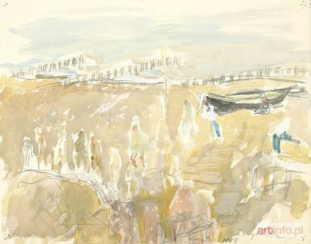 ZAREMBA-CYBISOWA Helena | Kuźnica plaża VIII, 1969 r.