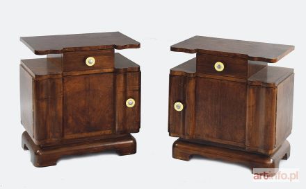 Para szafek nocnych w stylu art déco