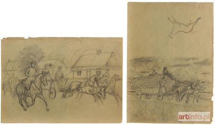 ŻURAWSKI Stanisław | Szkice koni