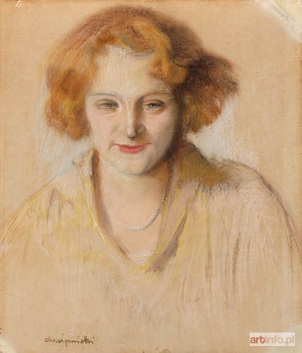 KARPIŃSKI Alfons | PORTRET PANI LEONTYNY KOPYSTYŃSKIEJ, 1923