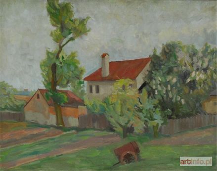 HRYNKOWSKI Jan Piotr (Hryńkowski) | Kwitnące kasztany, ok. 1956