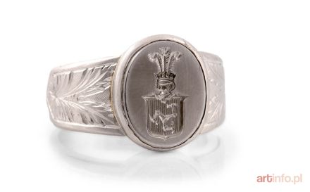 Sygnet rodowy z herbem Drogomir