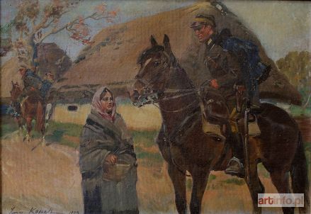 KOSSAK Jerzy | Zwiad ułański (1923)