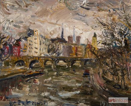 ZAKRZEWSKI Włodzimierz | PONT NEUF W PARYŻU, 1980