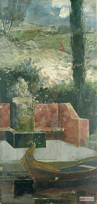 SZYKIER (pseud. Siekierz) Stanisław Ksawery | Studium pejzażu antycznego