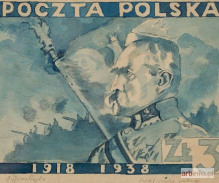 ROZWADOWSKI Zygmunt | PROJEKT ZNACZKA, 20 ROCZNICA ODZYSKANIA NIEPODLEGŁOŚCI, 1938