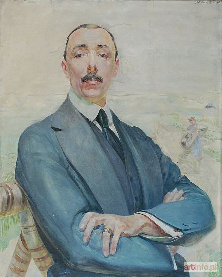 MALCZEWSKI Jacek | Portret Jana Albina Goetza Okocimskiego, 1916