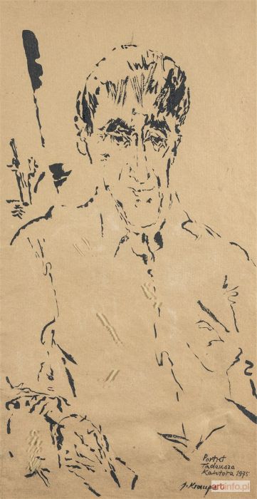 KRAUPE-ŚWIDERSKA Janina | Portret Tadeusza Kantora, 1975 r.