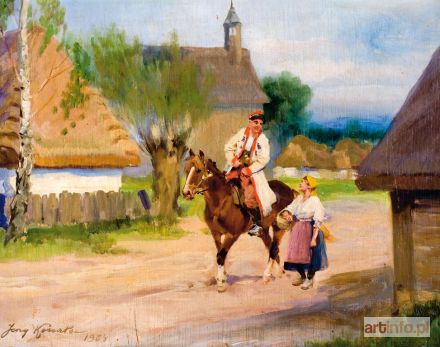 KOSSAK Jerzy | KRAKUS I DZIEWCZYNA, 1934