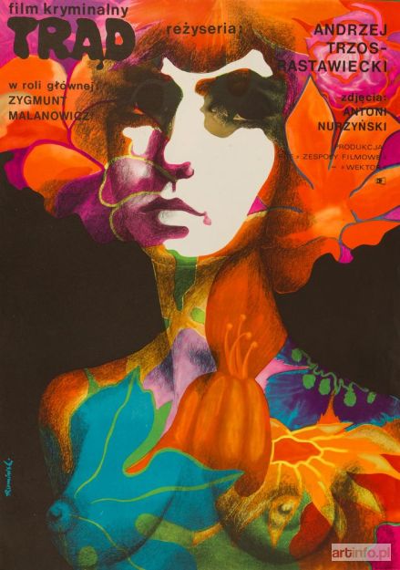 RUMIŃSKI Tomasz | Plakat do filmu TRĄD, 1971