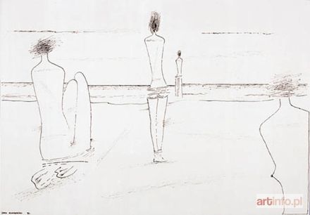 NOWOSIELSKI Jerzy | NA PLAŻY, 1992 r.