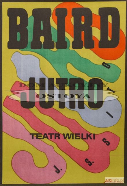 MŁODOŻENIEC Jan | Plakat do opery TADEUSZ BAIRD, JUTRO, 1966