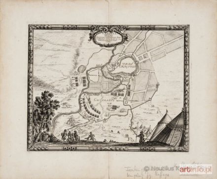 DAHLBERG Erik | Plan oblężenia Krakowa przez wojska szwedzkie w 1655, koniec XVIII w.