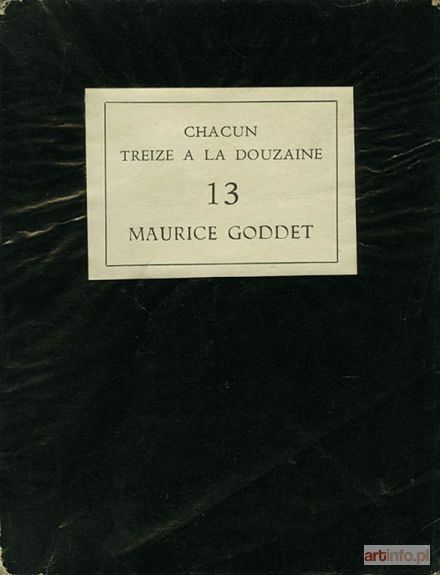 KISLING Mojżesz | Maurice Goddet Chacun treize a la douzaine, 1933