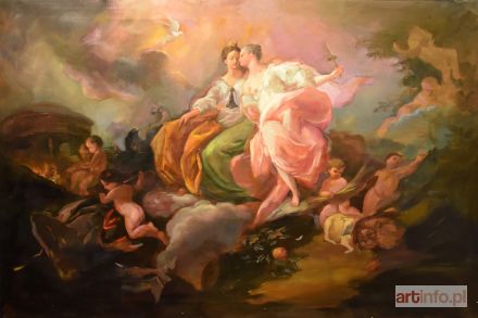 KOPESTYŃSKA Paulina | Alegorie prawa (Fragonard - Rokoko), 2008, kopia