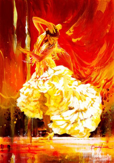 KOTER Bartłomiej | Yellow Flamenco Dancer, 2014