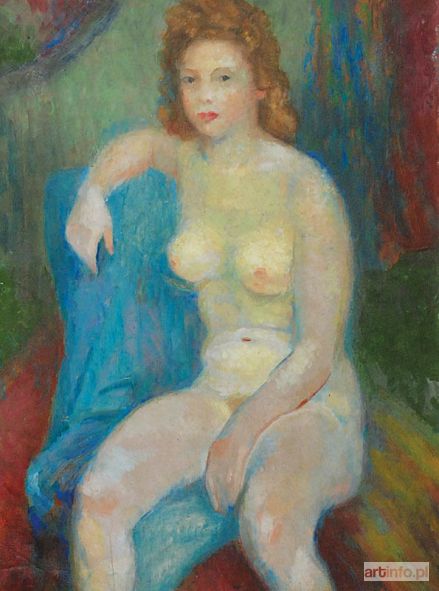 LARISCH Karol | Akt siedzącej kobiety - Młodość, 1927