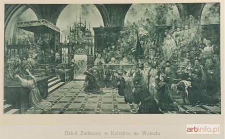 WODZINOWSKI Wincenty | Dzień zadumy w Katedrze na Wawelu, 1928