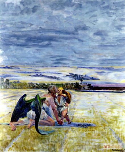 MALCZEWSKI Jacek | Anioł i pastuszek, 1908