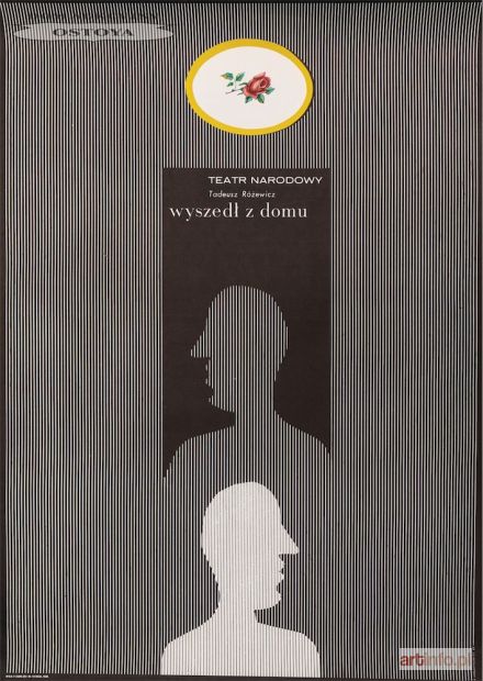 HOŁDANOWICZ Leszek | Plakat, Tadeusz Różewicz, WYSZEDŁ Z DOMU, 1966