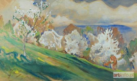 FAŁAT Julian | Wiosna w Beskidach, 1917 r.