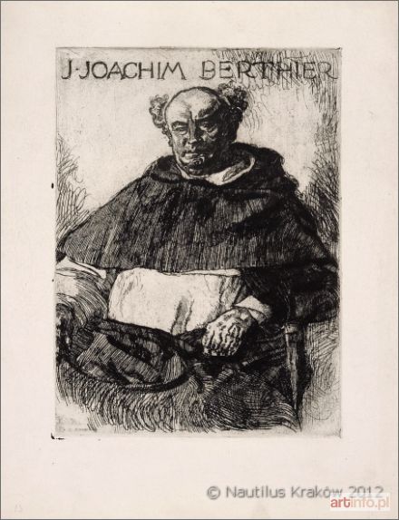 MEHOFFER Józef | Portret O. Joachima Berthier, Dominikanina we Fryburgu (I), po 1912