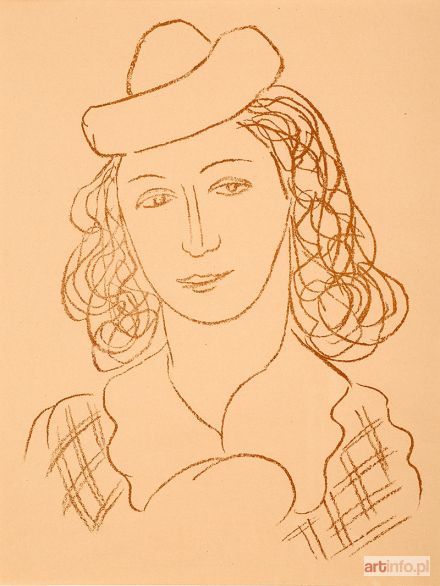 NIESIOŁOWSKI Tymon | Głowa kobieca, 1949 r.