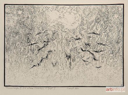 GIELNIAK Józef | Improwizacja I (W hołdzie dla V. van Gogha), 1958