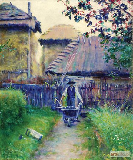 PODKOWIŃSKI Władysław Ansgary | Ogrodnik [Ogrodnik z taczką], 1894