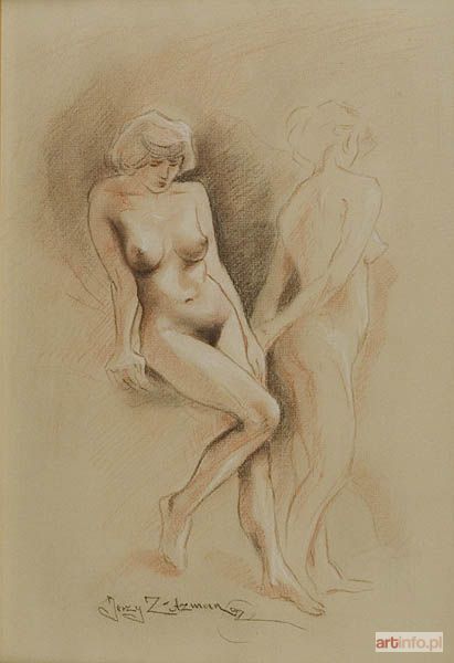 ZITZMAN Jerzy | STUDIUM AKTÓW KOBIECYCH, 1992