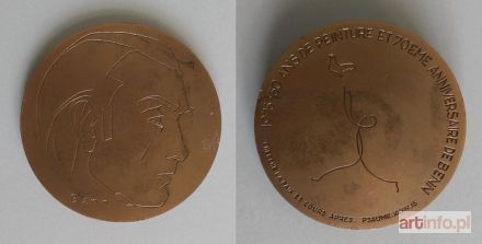 RABINOWICZ Bencion (Benn) | Medal jubileuszowy (Paryż, 1975)