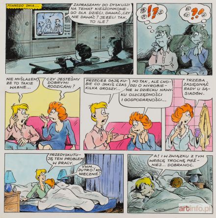 PAWEL Szarlota | Kubuś Piekielny - Ja, Kubuś, plansza komiksowa nr 22, 1990 r.