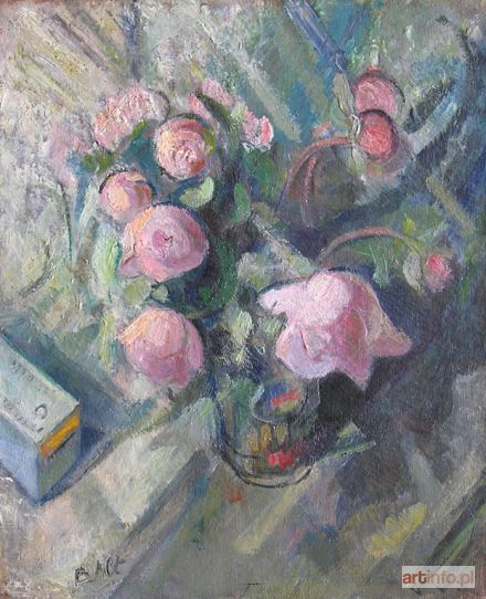 ALTSCHULER Bernard | Bouquet de pivoines roses