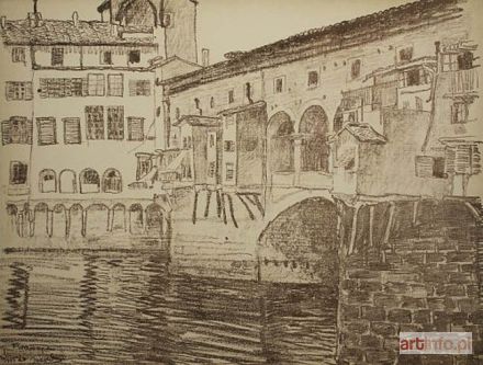 JAROCKI Władysław | Florencja. Ponte Vecchio, 1912