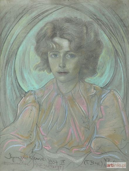 WITKACY - WITKIEWICZ Stanisław Ignacy | Portret Bronisławy Włodarskiej - Litauerowej, 1937 r.