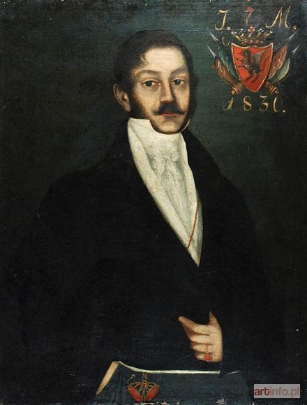 Malarz nieokreślony, polski XIX w. | Portret mężczyzny, 1830