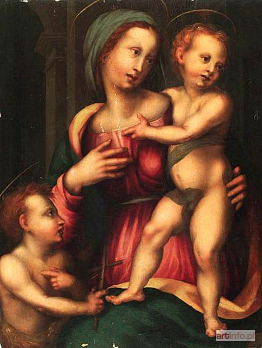 PONTORMO Jacopo da (Jacopo Carucci) | MADONNA Z DZIECIĄTKIEM.I MAŁYM ŚW. JANEM