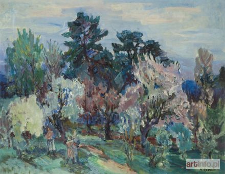 EPSTEIN Henryk (Chaim) | LES ARBRES EN FLEURS A EPERNON