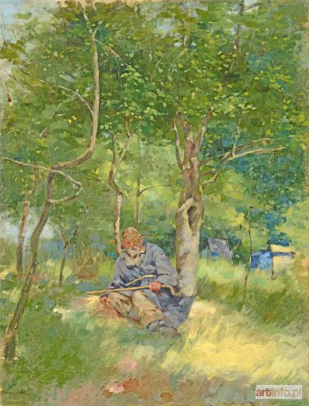 GIERSZEWSKI Stanisław | ODPOCZYNEK W SADZIE, 1892