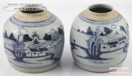 PARA NACZYŃ NA IMBIR, Chiny, XIX w.