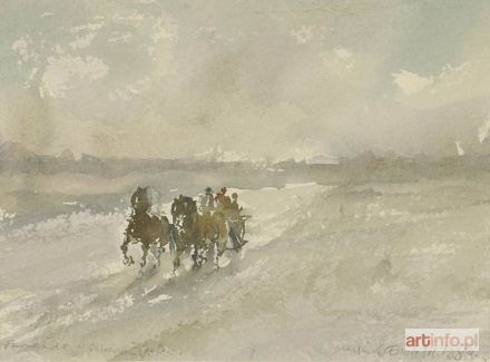 SZEMIOTH Kazimierz (pseud. Lucjan Kaszem) | FURMANKA W SZCZERYM POLU, 1984