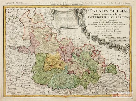 HASE (Haas, Hasius) Johann Matthias | Ducatus Silesiae, tabula geographica prima...