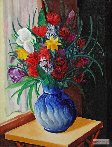 KISLING Mojżesz | Bouquet au vase bleu