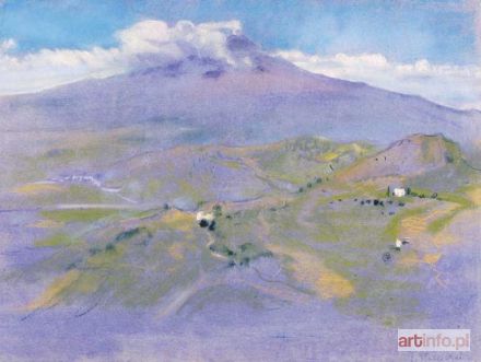 STABROWSKI Kazimierz | WIDOK NA PICO DE TEIDE, 1913