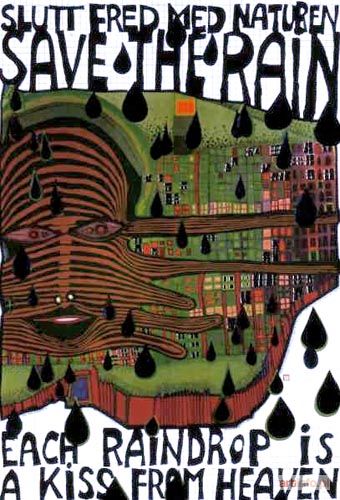 HUNDERTWASSER Friedensreich | GREEN POWER (DETAIL), 1972