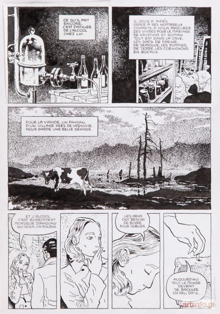 GAWRONKIEWICZ Krzysztof | Powstanie, plansza komiksowa s. 44, 2013 r.