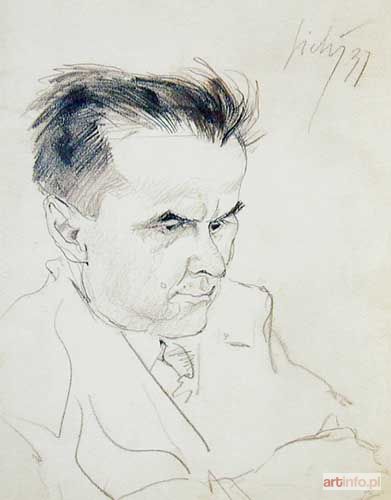 SICHULSKI Kazimierz | PORTRET NIEZNANEGO PANA, 1937 r.