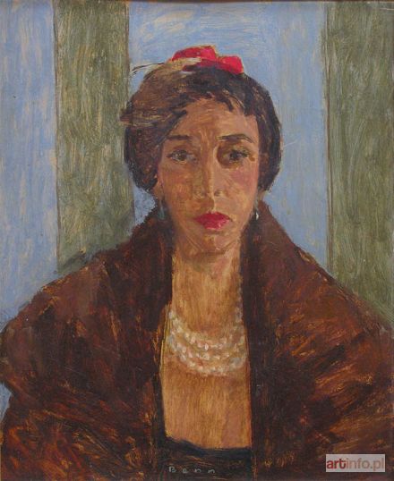 RABINOWICZ Bencion (Benn) | Femme au collier (1958)