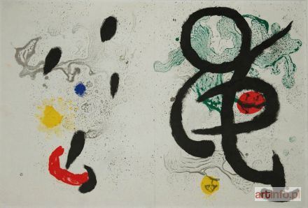 MIRÓ Joan | Danse Barbare (Derriere le Miroir nr 139/140, 1963)