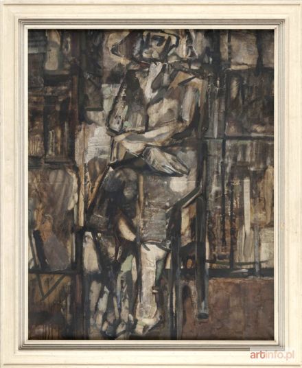 ŁUKASZEWSKI Andrzej | Akt w pracowni, 1963/64 r.